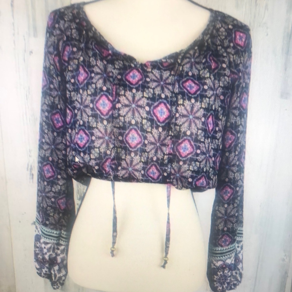 Floral Patterned Women's Top